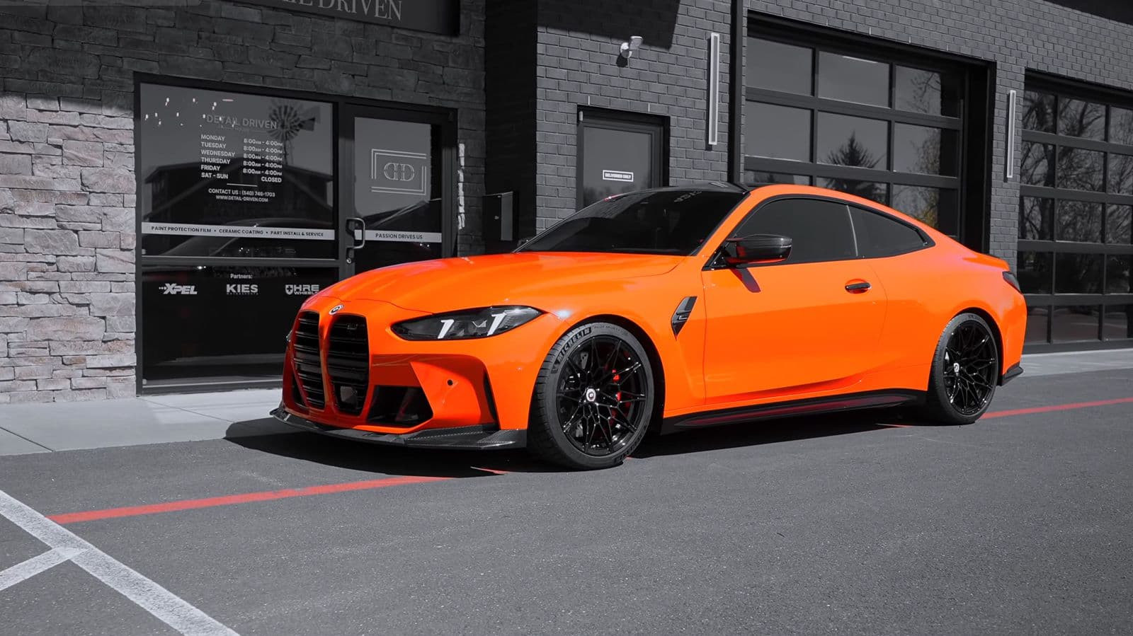 Lava Orange on BMW M4 — Detail Driven