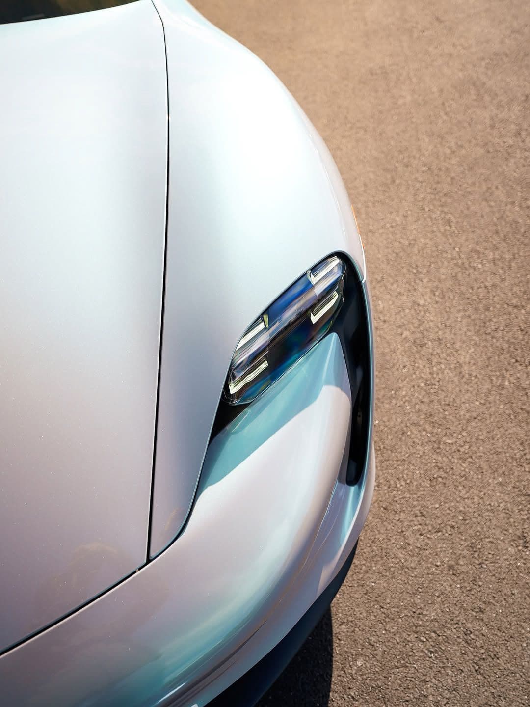 Magic Gray Green on Porsche Taycan — Detail Driven