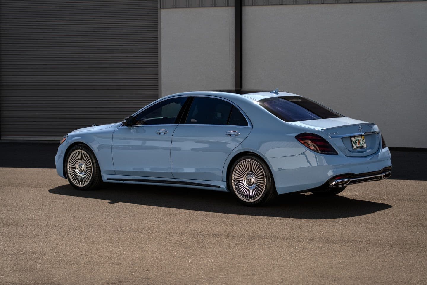 China Blue on Mercedes-Benz S-Class — Sage Auto Studios