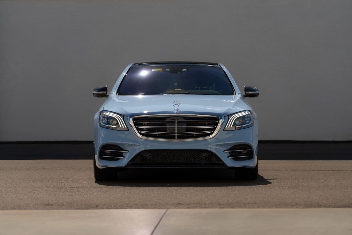 China Blue on Mercedes-Benz S-Class — Sage Auto Studios