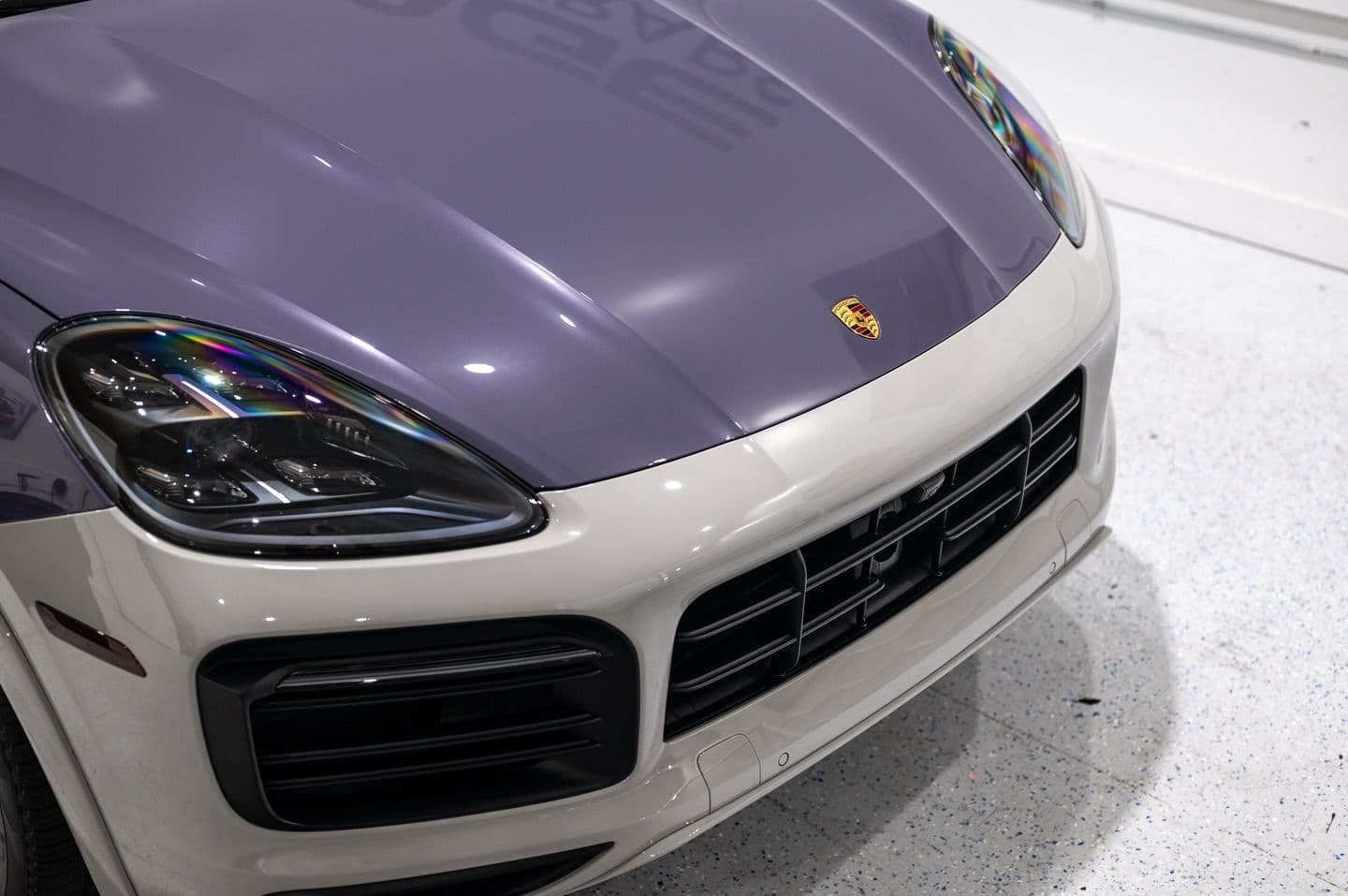 Purple Ash on Porsche Cayenne — Sage Auto Studios